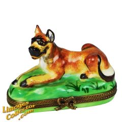 Great Dane Seated Limoges Box
