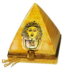 Illustrated Egyptian Pyramid of Giza Limoges Box (Retired)
