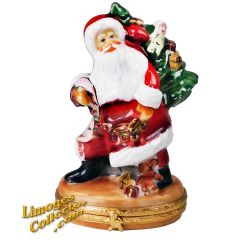 Lynn Haney Jingle Claus Santa Claus Limoges box (Artoria)