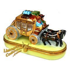 Stage Coach with Riders Limoges box (Artoria) 