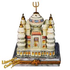 The Majestic Indian Taj Mahal Palace Mausoleum Limoges Box