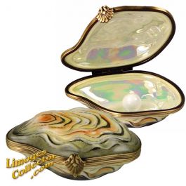 Large Oyster with Pearl Limoges Box by Beauchamp Limoges ...