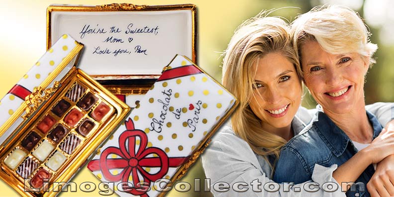 Chocolates Melt Why Not Melt Mom's Heart Instead with a Personalized Limoges Box for Mother's Day?