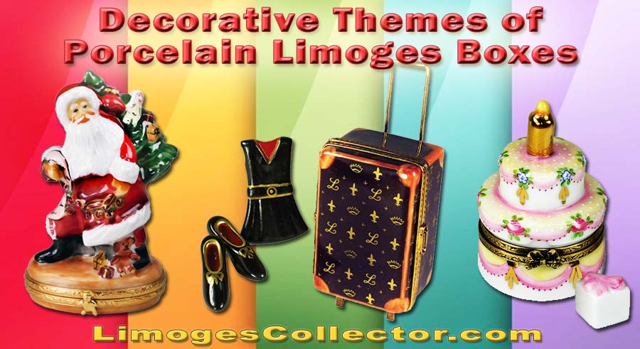 Decorative Themes of Porcelain Limoges Boxes