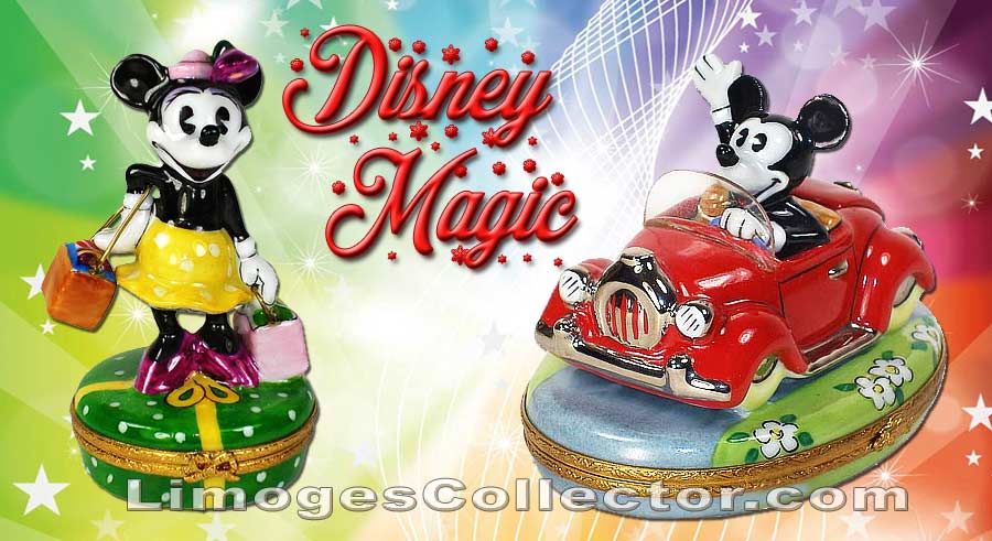 The Magical Walt Disney Porcelain Limoges Boxes