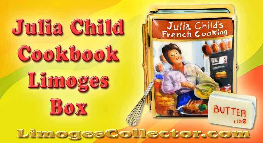 Julia Child Cookbook “French Cooking” Limoges Box