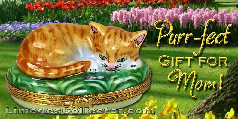 Limoges Cat Boxes That are Just Purr-fect for Mom