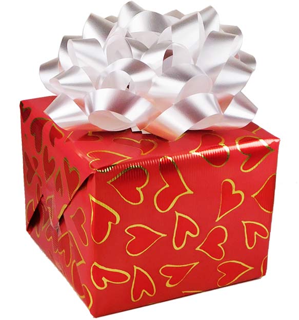 Happy Anniversary Gift Box with Red Bow - Limoges Box