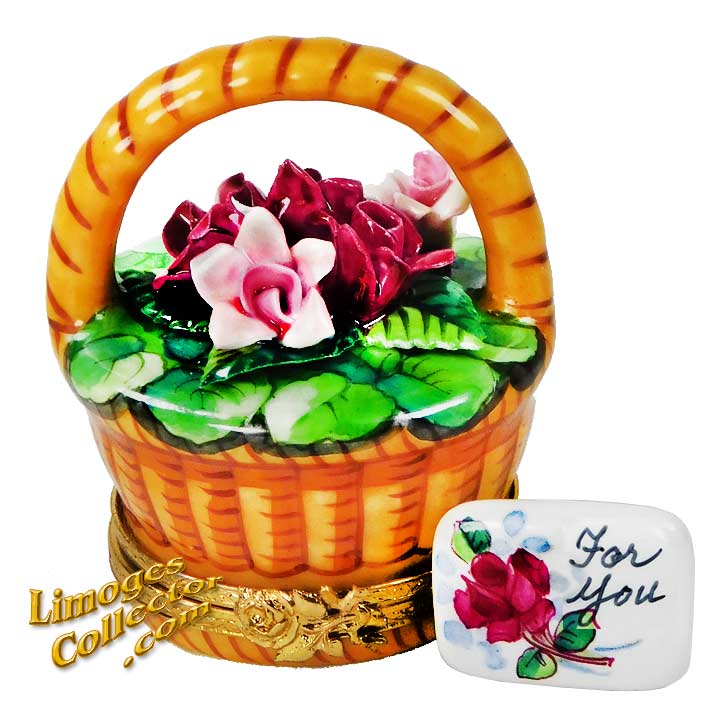 Basket of Roses Limoges Box | LimogesCollector.com