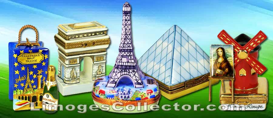 Example of Travel Limoges box collection | LimogesCollector.com