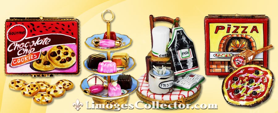 Buy Authentic Food and Dessert Limoges Boxes France | LimogesCollector.com
