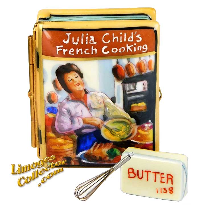 Julia Child Cookbook Limoges Box | LimogesCollector.com