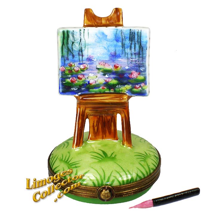 Monet Water Lilies Painting Limoges Box | LimogesCollector.com