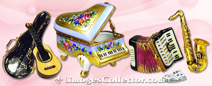 Buy Authentic Hand-Painted Music Limoges Boxes France | LimogesCollector.com