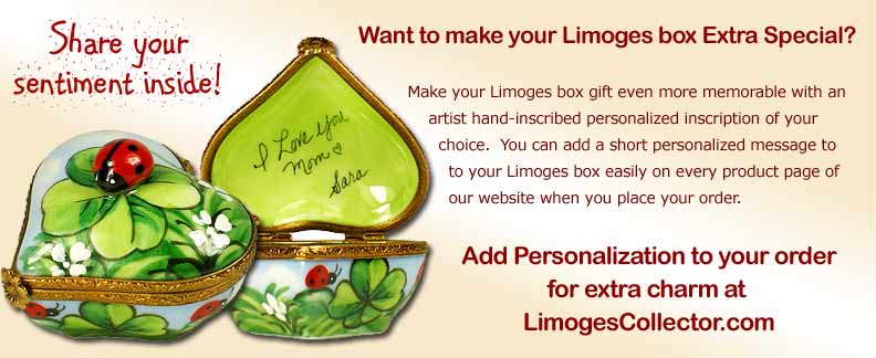 Personalize your Limoges box | LimogesCollector.com