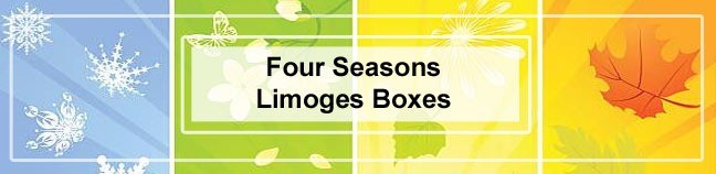 Shop Four Seasons Limoges Boxes France, 100% Authentic French Porcelain