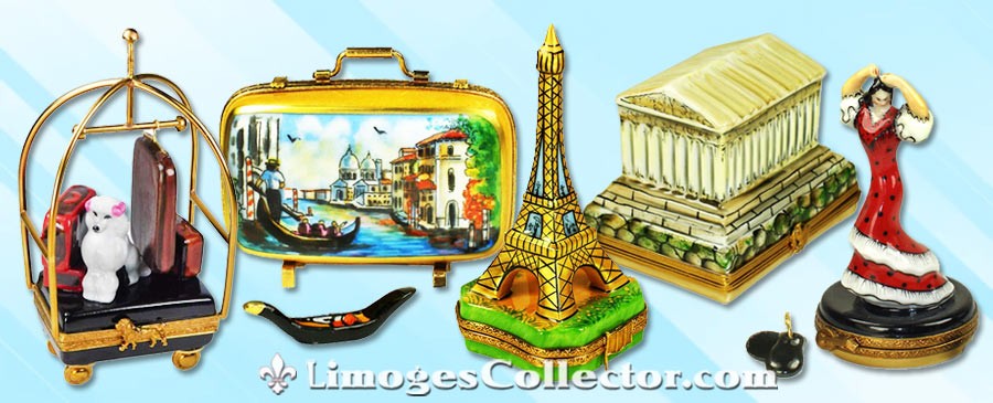Buy Authentic Hand-Painted Travel Limoges Boxes France | LimogesCollector.com