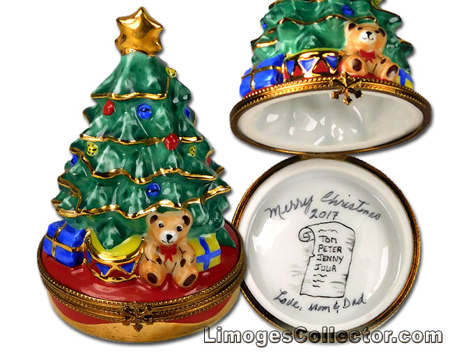 Personalized Christmas & Holiday Limoges boxes at LimogesCollector.com