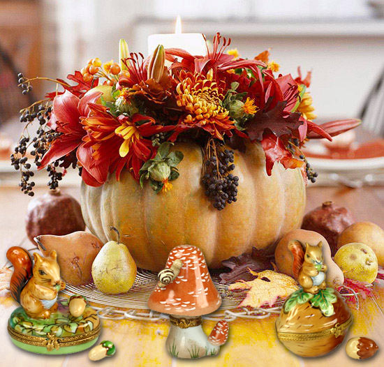 Decorate your home with Fall and Thanksgiving Limoges boxes | LimogesCollector.com