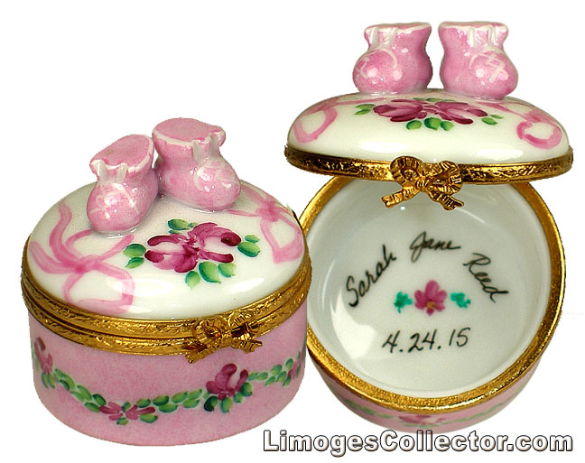 Personalized Baby Limoges Boxes at LimogesCollector.com