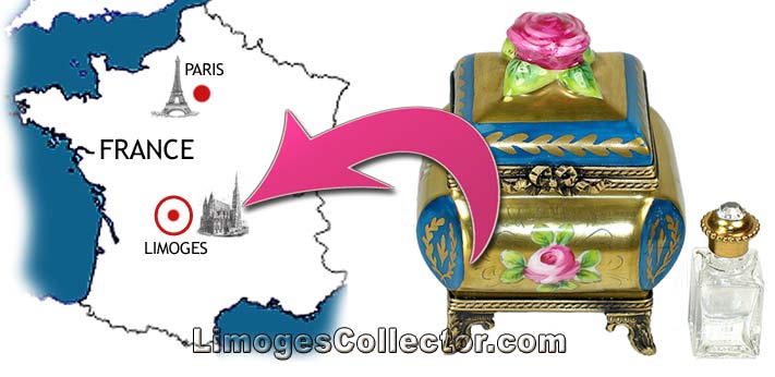 Limoges boxes are only made in the Limousine region of France