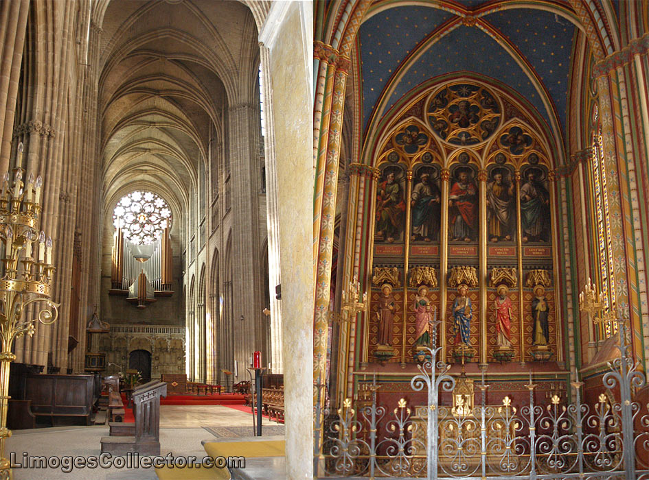 Saint Etienne Cathedral interior, Limoges France