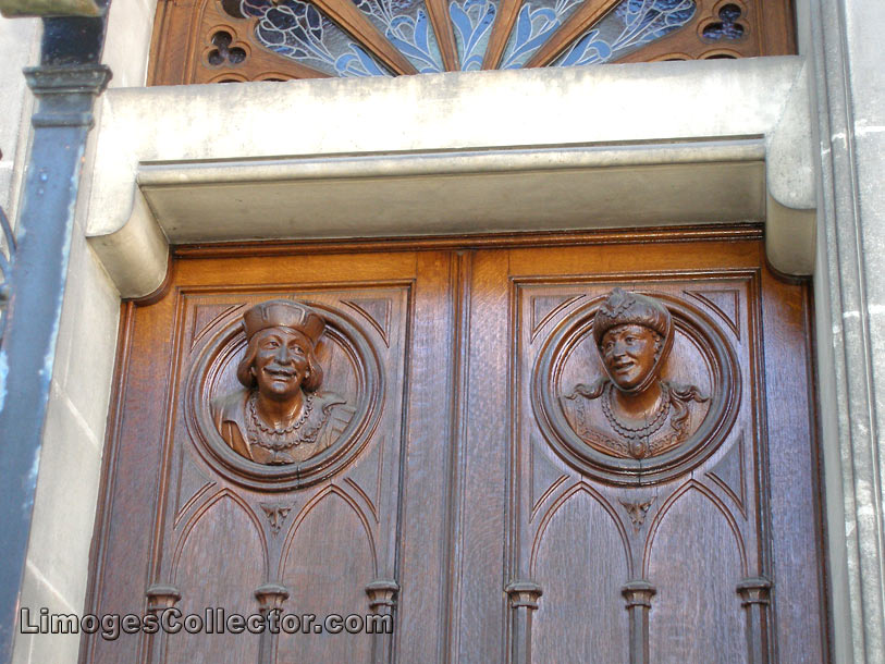 Carved doors, Limoges, France