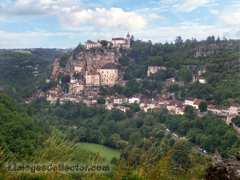 Cliffside village of Rocamadour near Limoges France